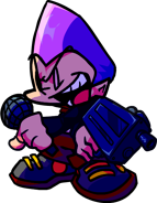 Static dark left pose