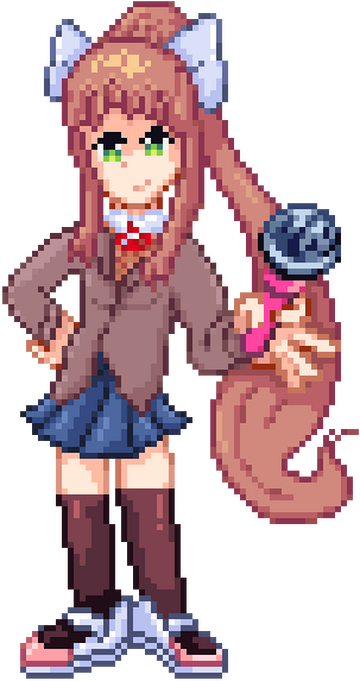 Monika (Marxie the Modder), Funkipedia Mods Wiki