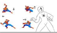 "Spider-Man Pose Concepts (Ito Saihara)"