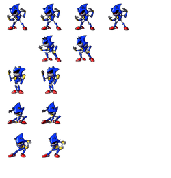 Loss on X: My attempt at making a Metal Sonic sprite for #SonicGalactic!  This was only a fun project, not an official sprite. Sonic and Tunnel  sprites not by me, obviously.  /