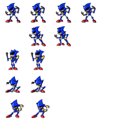 Sonic Classic Modern Mix Ultimate Sprite Sheet transparent background PNG  clipart