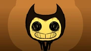 An image of Bendy, used as the thumbnail in the official upload for Inkwell Hell.