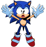 Sonic's game over sprite (Used only in Happy Time).