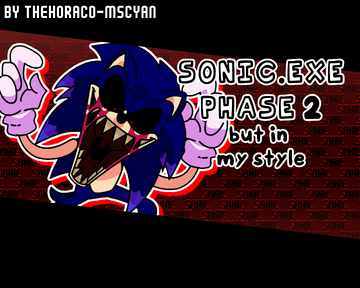 Vs Sonic.exe Icon but in my style [Friday Night Funkin'] [Mods]