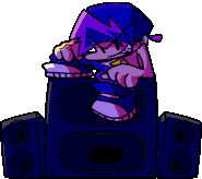 Boyfriend's hair landing animation in Week 3.