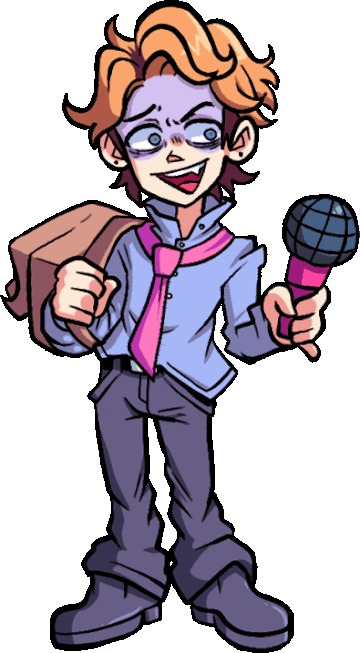 this is a sprite of a mod of Friday Night Funkin' that i want to make by  ThatGuyOctavius on Newgrounds