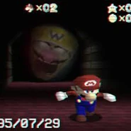 Origin of Wario Apparition's up pose.