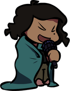 Static old right pose