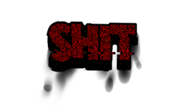 "Shit" graphic