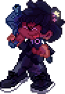 Old Pixel Static up pose