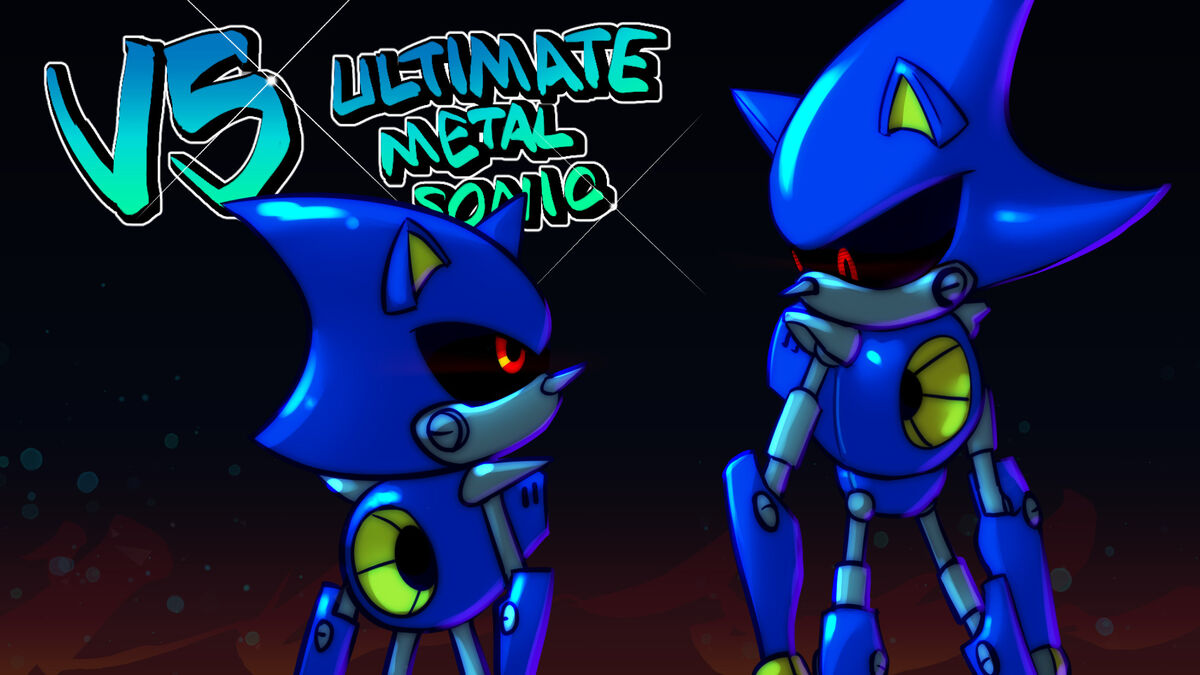 Metal Sonic  Arte de fã, Arte de robô, Fotos de desenhos