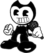 Bendy, as depicted in VicenteMT3000's Friday Night Funkin': DAGames Edition