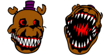 fnaf #scary #horror #nightmares #drawing #fredbear #fnaf4 #FNAFconten, Five  Nights At Freddy's