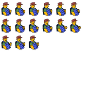 The spritesheet for Sneed