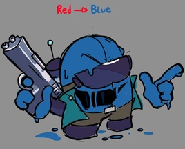 Blue (D-Side Red)