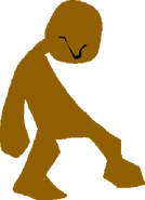 Static down pose.