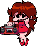 Girlfriend scared during Ballistic. (Unused in the Definitive Edition)