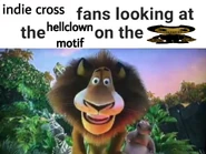 A Meme of the Hellclown Motif in Nightmare Run.