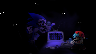 Sonic.exe and Majin Sonic sing Monochrome, Funkipedia Mods Wiki