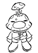 D-Side design for Leafling Olimar (Funguy Olimar)
