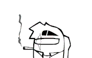 Amongly smoking.gif (32 KB) Smoking still