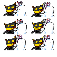 Bob, Ron and Little Man sprite sheet