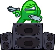 On the speakers during Stress