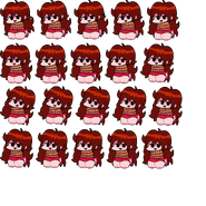 Girlfriend's Expurgation sprite sheet