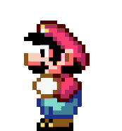 Bad Mario busting a move