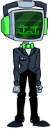 An old sprite from Week 2 depicting NDXL standing up.