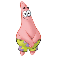 The original Patrick Star as he appears in SpongeBob SquarePants