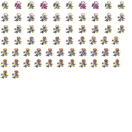 Game over sprite sheet