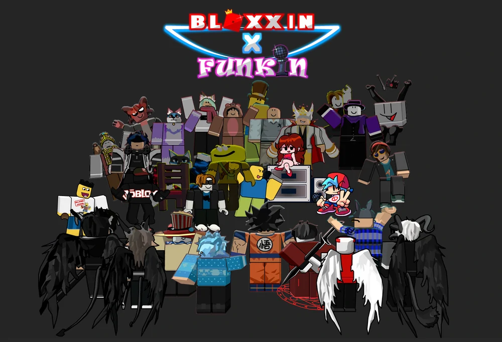 Top 5 Roblox x FNF Mods (VS Noob, Guest, Bacon) - Friday Night Funkin' 