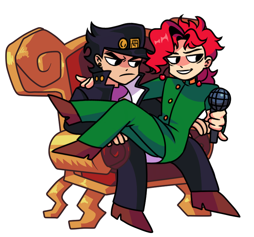 Jotaro and kakyoin if kakyoin wouldn't have died in part 3   Мультипликационные иллютрации, Иллюстрации цирка, Эскизы персонажей