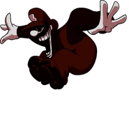 MX jumping back from the pit