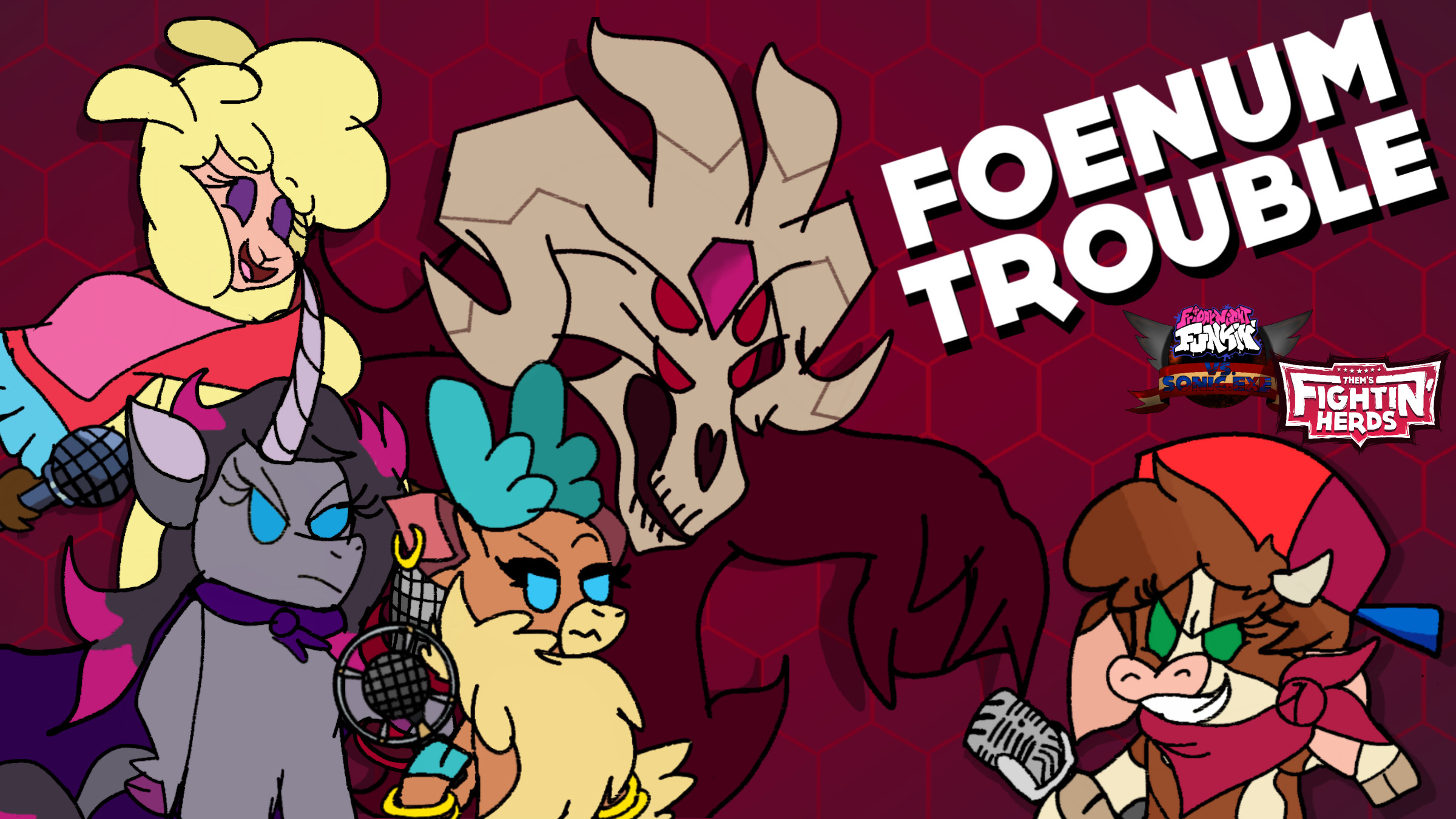 Triple Trouble but FNF cast, Funkipedia Mods Wiki, Fandom