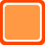 Orange square note
