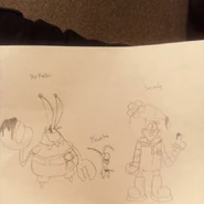 Otherpibbyspongebobcharacters.jpg (23 KB) Sketch of Pibby Mr. Krabs, Plankton, and Sandy