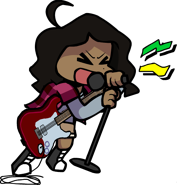 Static guitar alt right pose