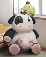 Mr. Cow's original appearance in Doki Doki Literature Club!.