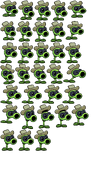 Sprite sheet during Juiceless