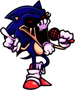 I found this unused sonic.exe phase 2 down pose