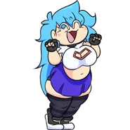 Static up pose (Chikibaby; 1).