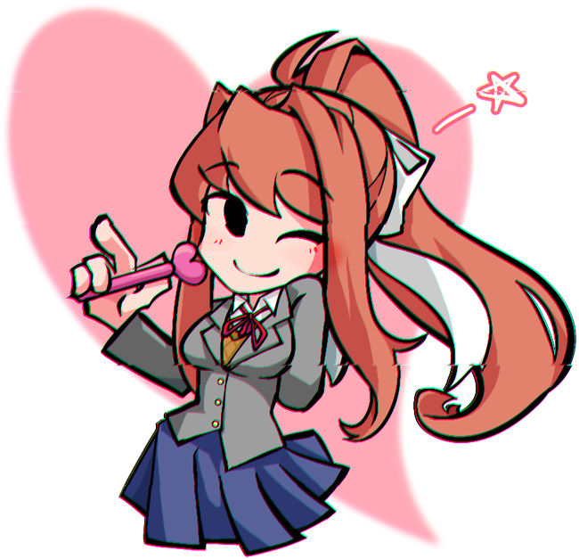 Monika After Story on X: Special Valentine's update for Monika