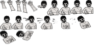 Infected sprite sheet