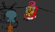 The full image of the unfinished idles and background sketch by VibeWithGalaxy.