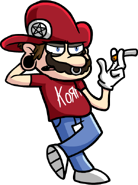 Static "You gonna tell MOM I was smokin'?"