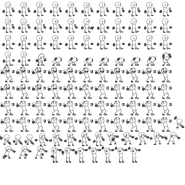 Sketchy's sprite sheet.