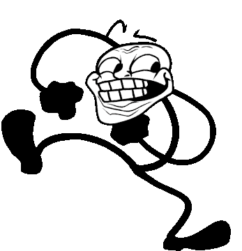 Troll Face Troll Scary Sticker - Troll Face Troll Scary Discord Dark Mode  Troll - Discover & Share GIFs