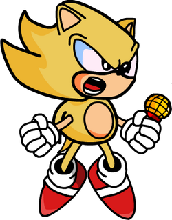 Fleetway Sonic Mania transparent background PNG clipart